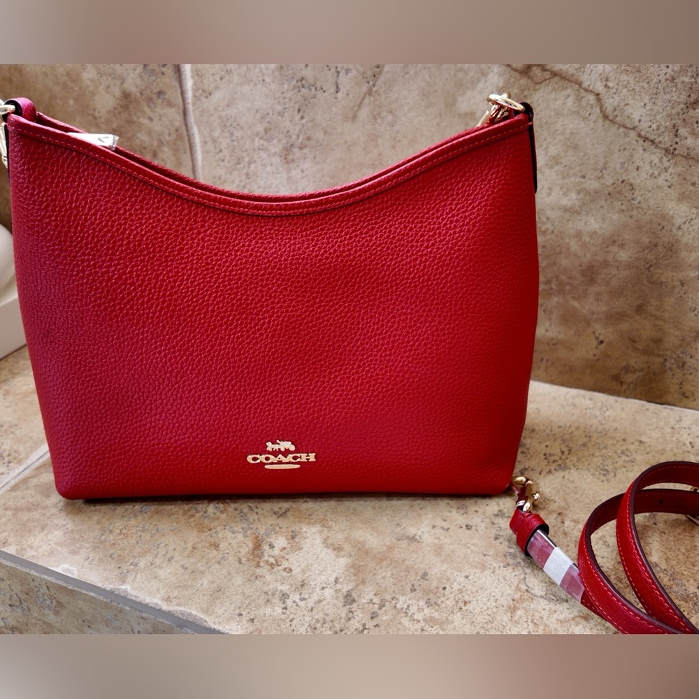 Coach Outlet Laurel Shoulder Bag - Red - Picture 8 of 9